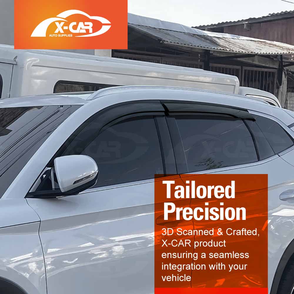 Weathershields for BYD SEALION 6 SEALION6 2024-Onwards Car Weather Shields Wind Deflectors Window Sun Visor 4 Pcs