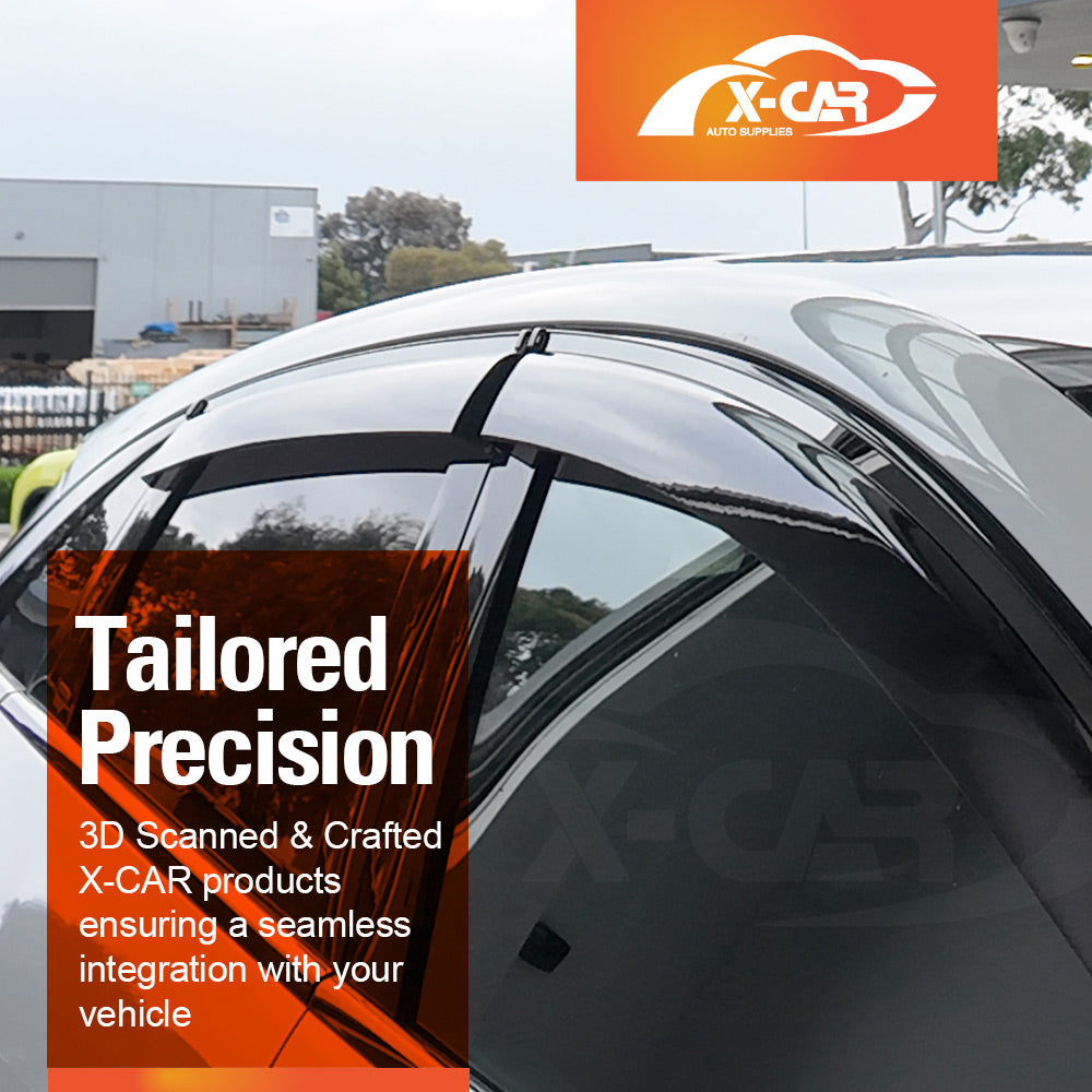Weathershields for BYD SEALION 7 SEALION7 2025-Onwards Car Weather Shields Wind Deflectors Window Sun Visor 4 Pcs