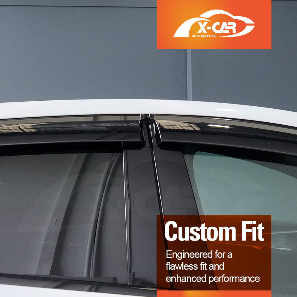 Weathershields for BYD SEALION 7 SEALION7 2025-Onwards Car Weather Shields Wind Deflectors Window Sun Visor 4 Pcs