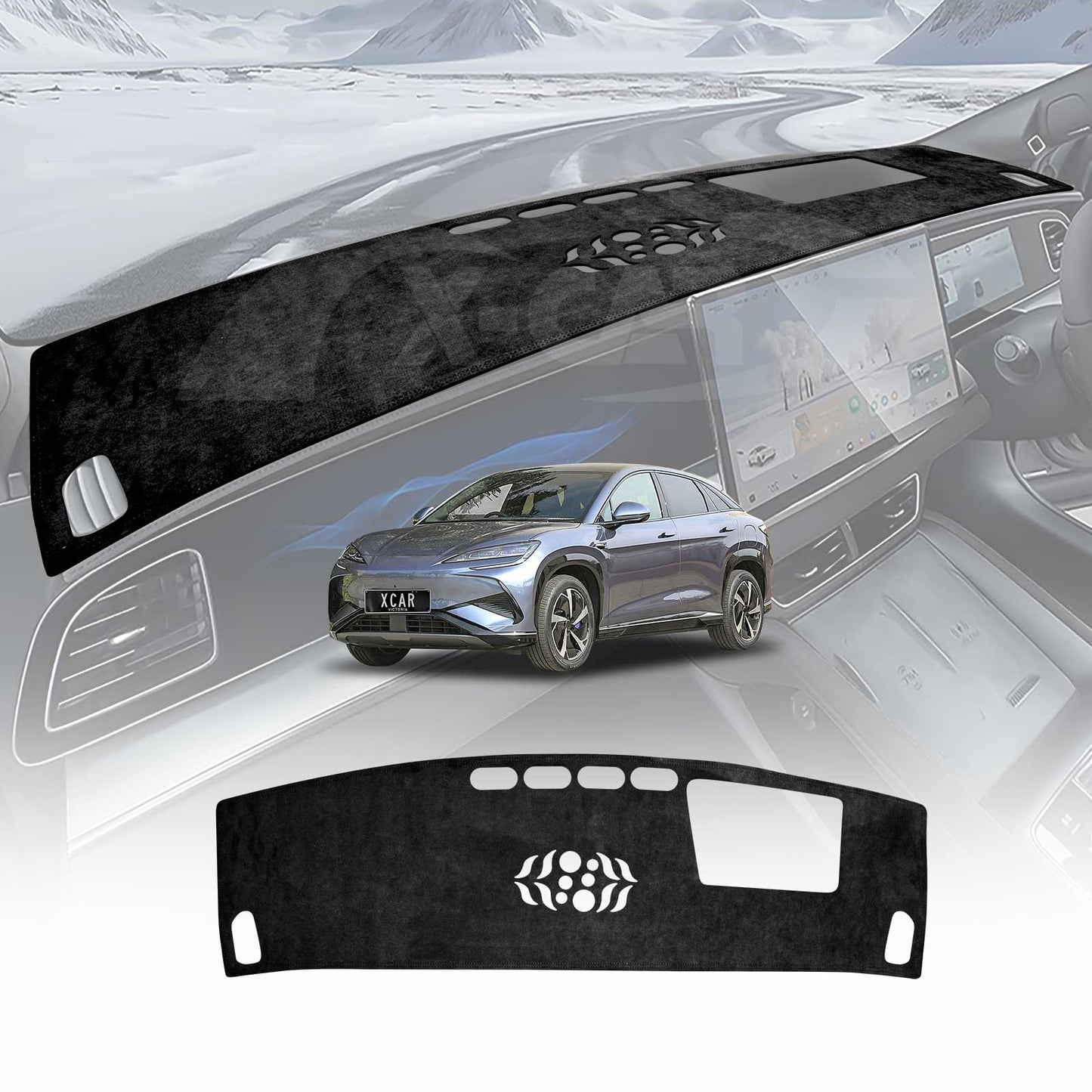 Dash Mat for BYD SEALION 7 SEALION7 with HUD 2025-Onwards Non-Slip Microfiber Pad Cover Interior Accessories