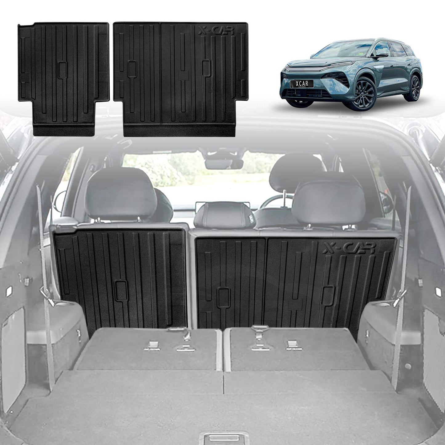 Back Seat Protector for BYD SEALION 8 SEALION8 2026-Onwards All Weather Heavy Duty Car Seat Kick Mats Cover Accessories