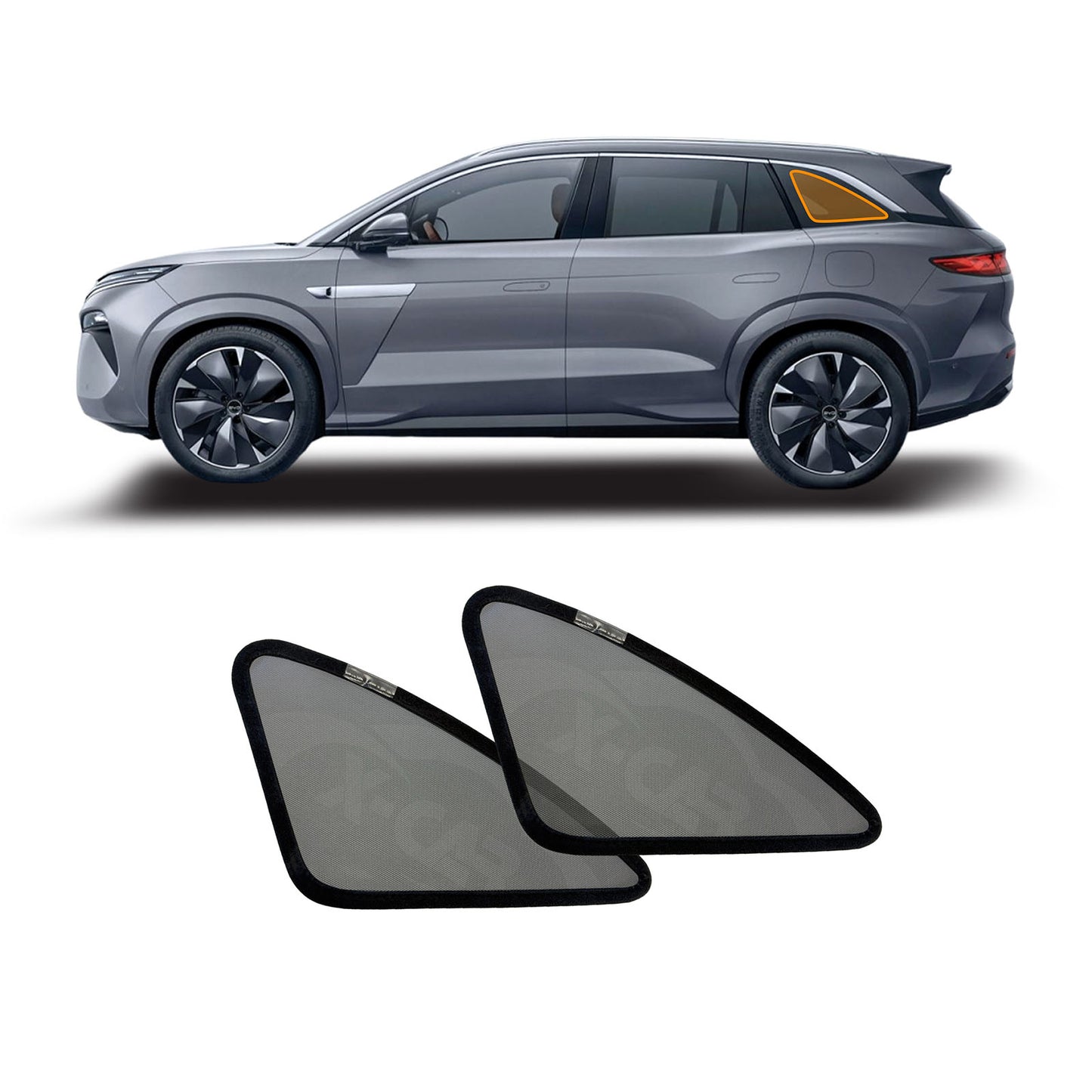 Port Window Sun Shades for BYD SEALION 8 SEALION8 2026-Onwards UV Protection Car Sunshade Blind Mesh