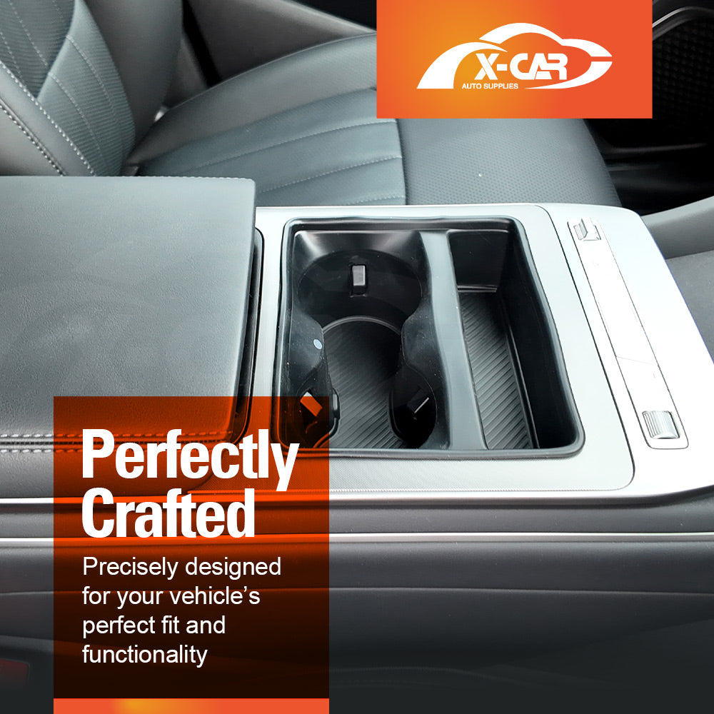 Cup Holder Organiser Tray for BYD SEALION 8 SEALION8 2026-Onwards Centre Console Storage Box Silicone Insert Accessories