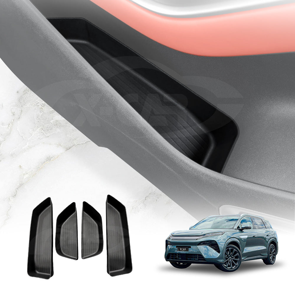 Car Door Side Storage Box Tray for BYD SEALION 8 SEALION8 2026-Onwards Organizer Accessories Front and Rear Row Set of 4