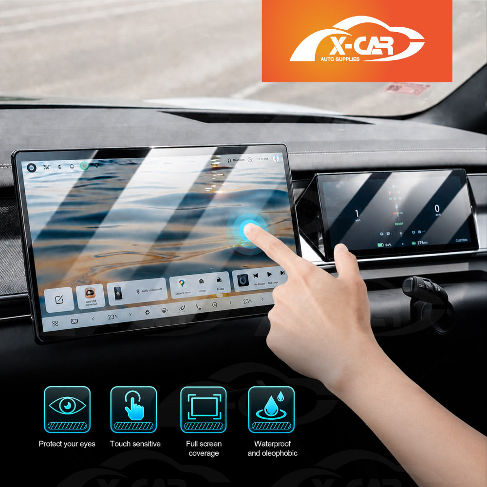 Tempered Glass Screen Protector Set for BYD SEALION 8 SEALION8 2026-Onwards Dash Centre Console Touchscreen Anti-Scratch Cover