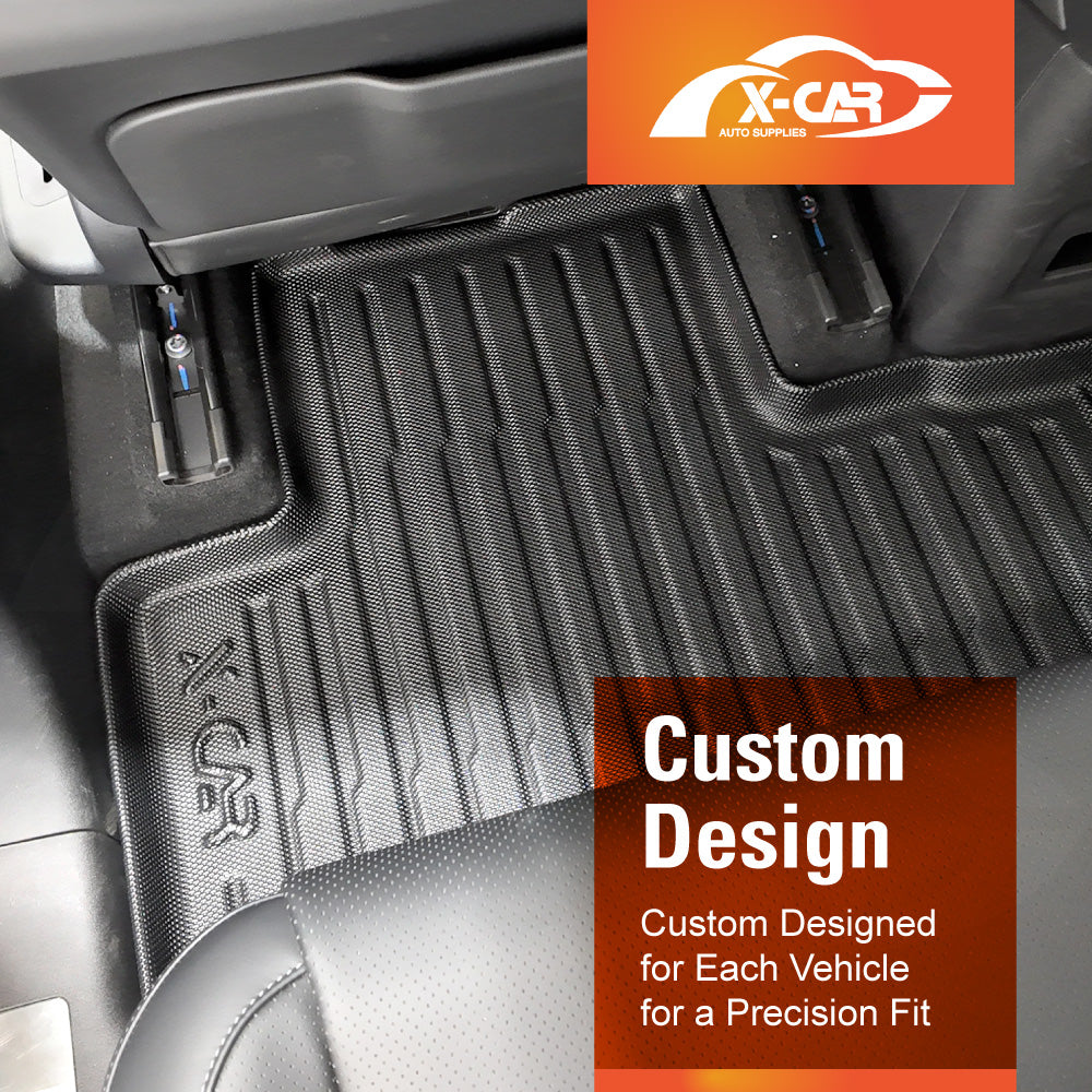 Premium Floor Mats for BYD SEALION 8 SEALION8 2026-Onwards Heavy Duty All Weather Double Layer TPE Carpet Car Interior Liner Set