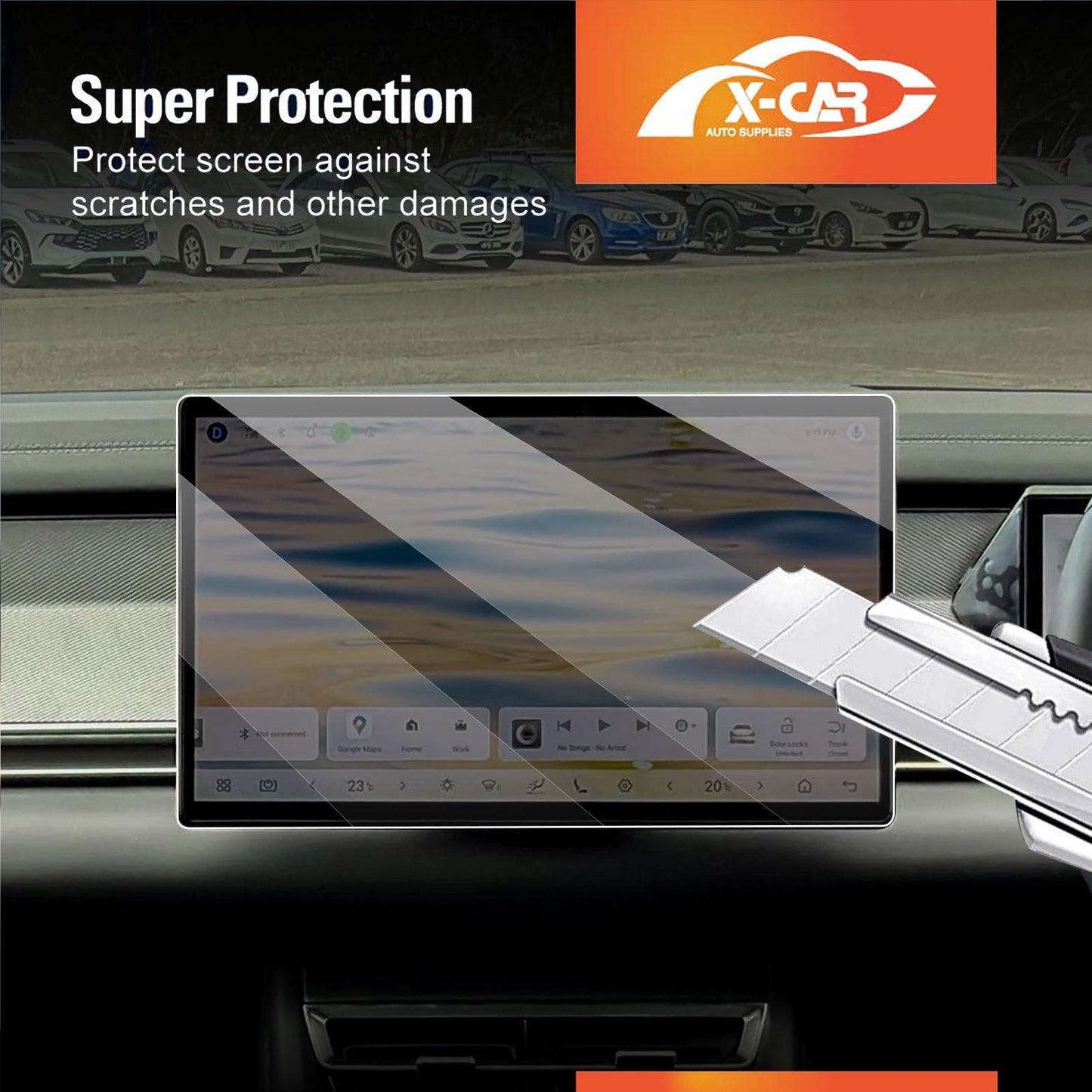 Tempered Glass Screen Protector for BYD SEALION 8 SEALION8 2026-Onwards Touchscreen Anti-Scratch Cover Accessories