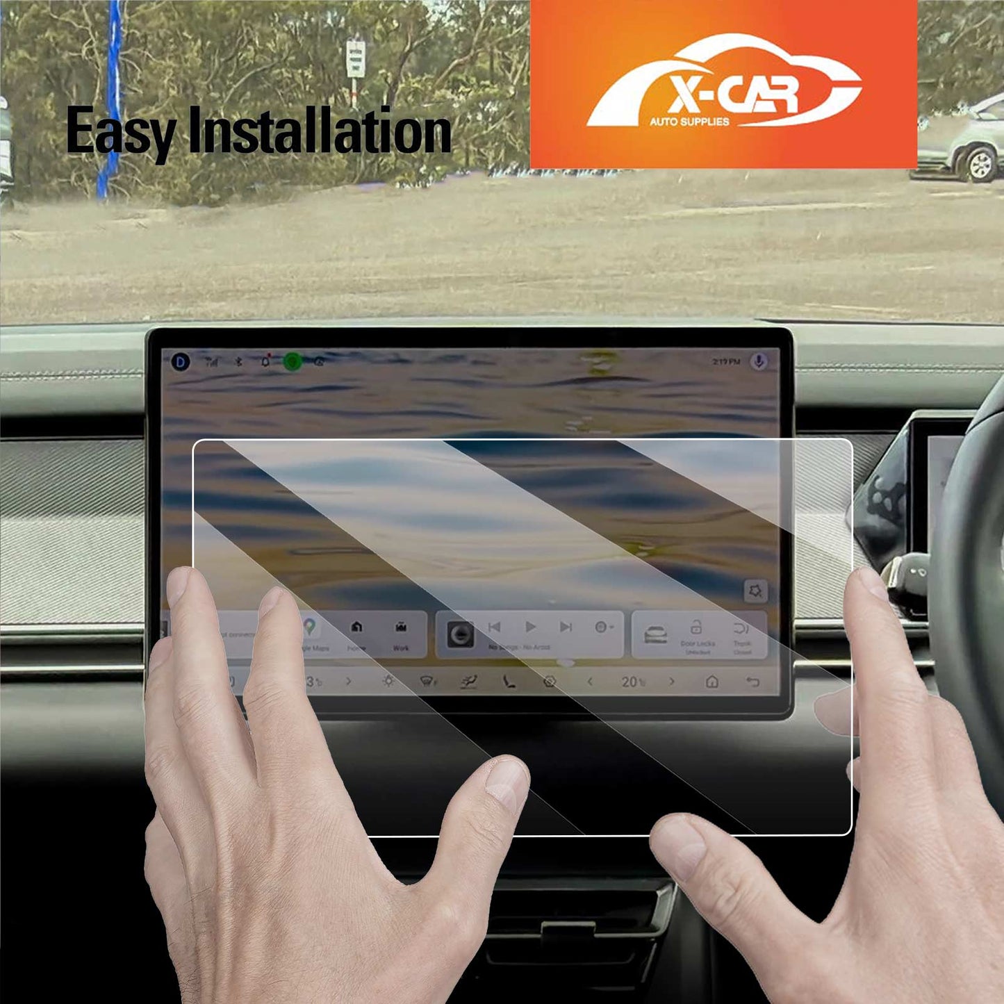 Tempered Glass Screen Protector Set for BYD SEALION 8 SEALION8 2026-Onwards Dash Centre Console Touchscreen Anti-Scratch Cover