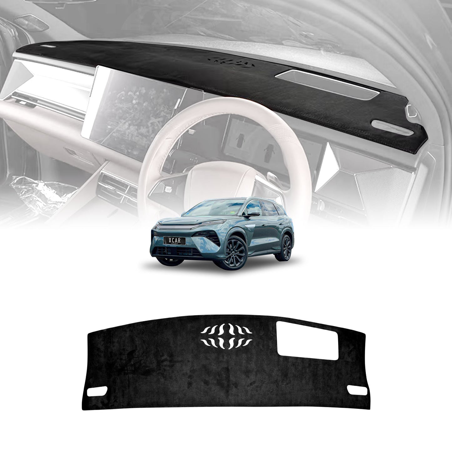 Dash Mat for BYD SEALION 8 SEALION8 WIth HUD 2026-Onwards Non-Slip Microfiber Pad Cover Interior Accessories
