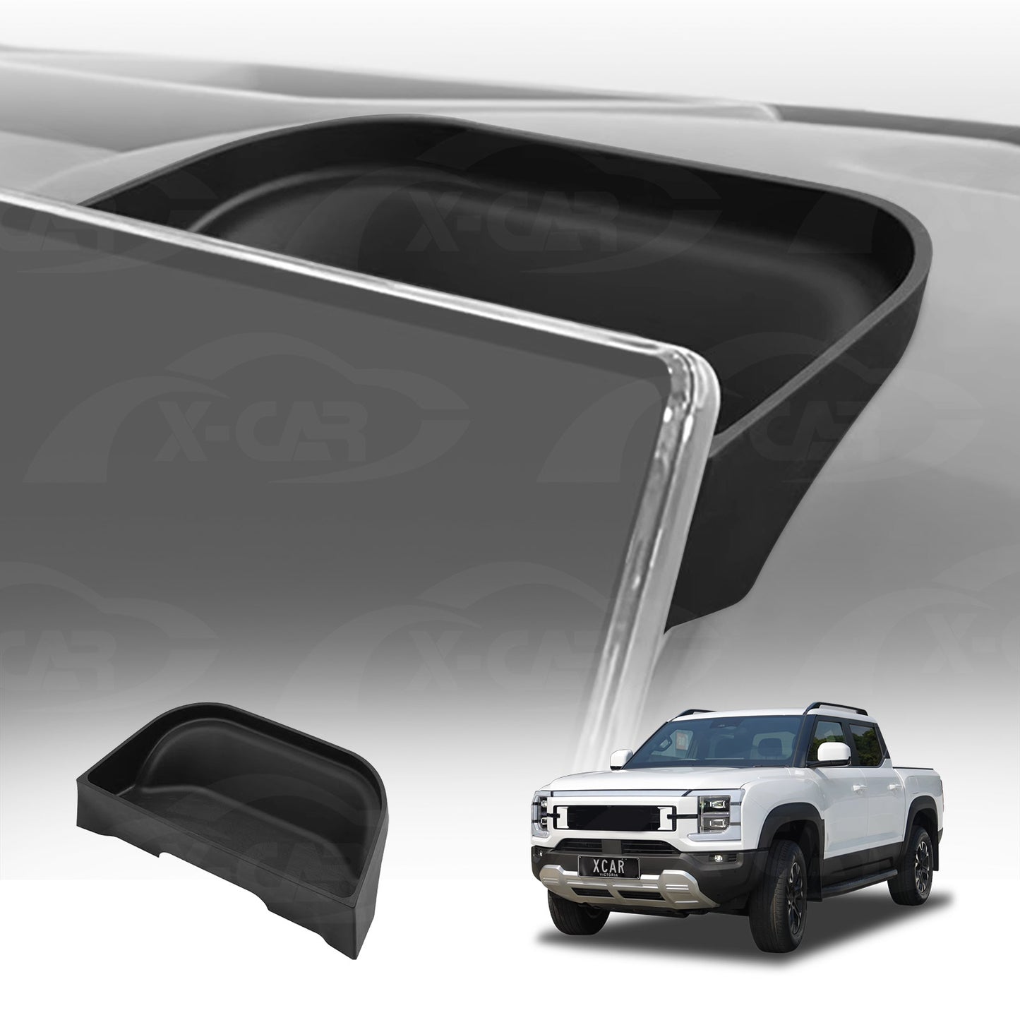 Center Console Organizer Tray for BYD Shark 6 Shark6 2024-Onwards Dashboard Behind Touch Screen Storage Box Interior Accessories