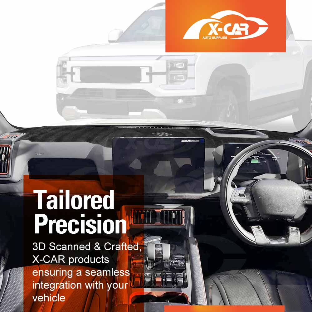 Dash Mat for BYD Shark 6 2024-Onwards Non-Slip Microfiber Dashboard Pad Interior Accessories