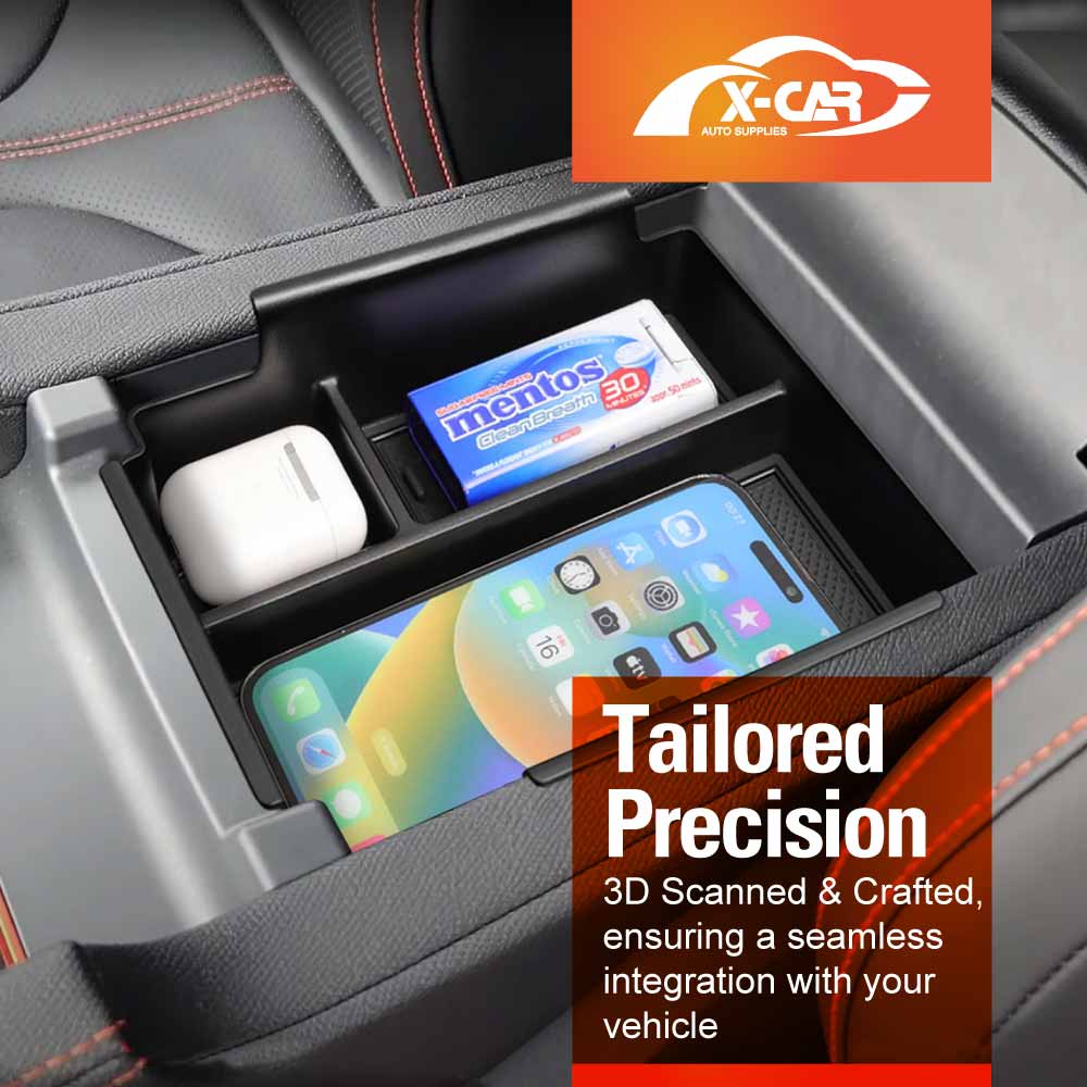 Center Console Organizer Set for BYD Shark 6 2024-Onwards Armrest Storage Box Tray Charging Mat Cup Holder Interior Accessories