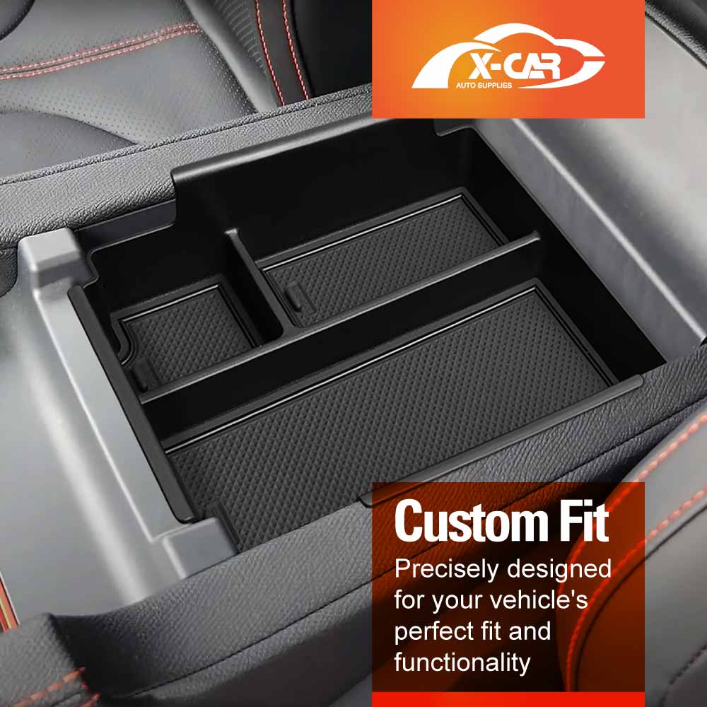 Center Console Organizer Set for BYD Shark 6 2024-Onwards Armrest Storage Box Tray Charging Mat Cup Holder Interior Accessories