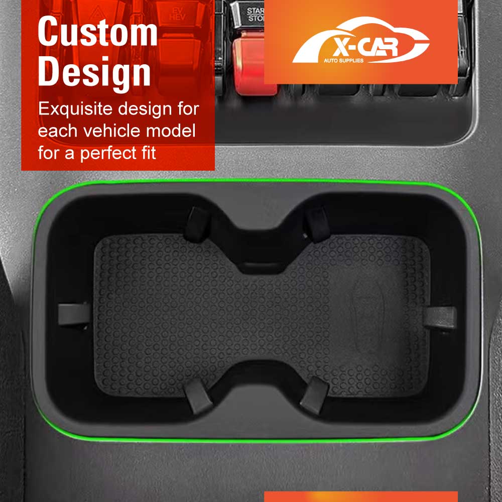 Center Console Organizer Set for BYD Shark 6 2024-Onwards Armrest Storage Box Tray Charging Mat Cup Holder Interior Accessories