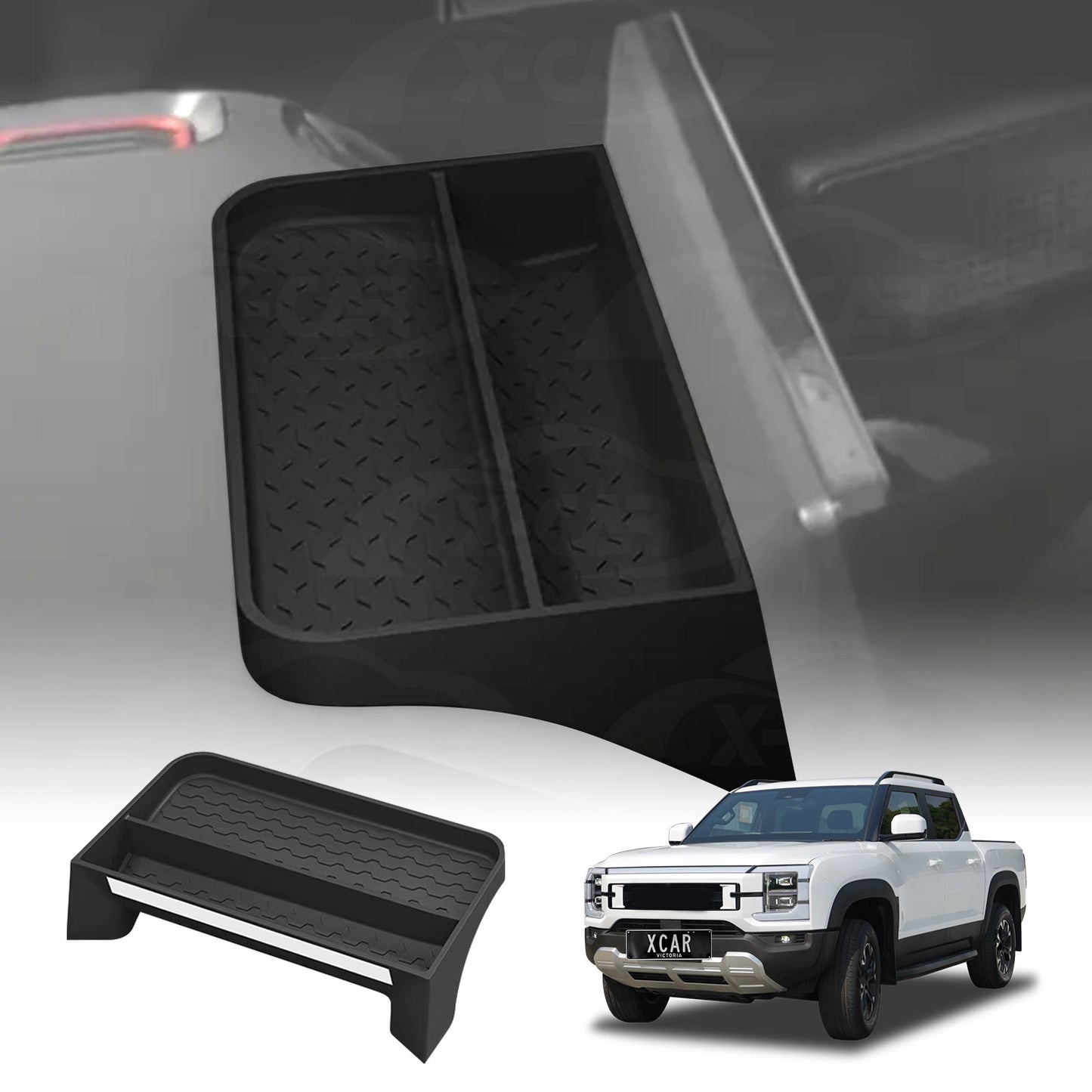 Center Console Organizer Tray for BYD Shark 6 Shark6 2024-Onwards Dashboard Behind Touch Screen Storage Box Interior Accessories