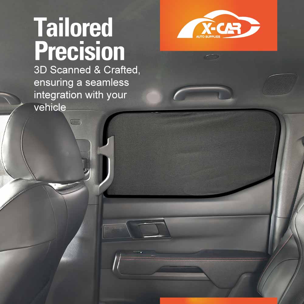 Front Rear Window Sun Shade for BYD Shark 6 2024-Onwards UV Protection Car Sunshade Blind Mesh