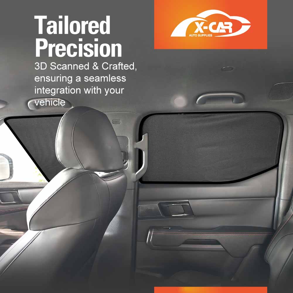 Front Rear Window Sun Shade for BYD Shark 6 2024-Onwards UV Protection Car Sunshade Blind Mesh