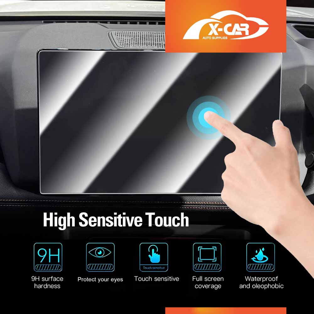 Tempered Glass Screen Protector for BYD Shark 6 2024-Onwards Touchscreen Anti-Scratch Cover Accessories