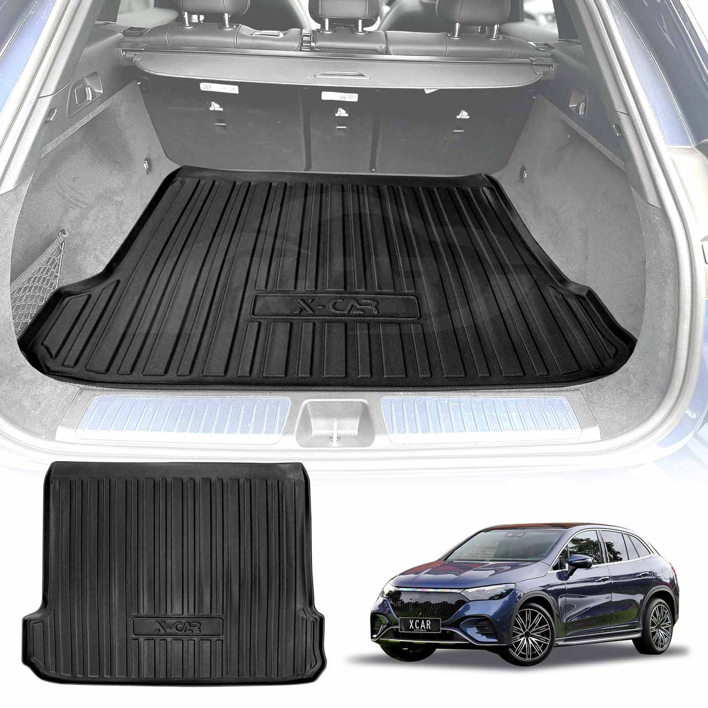 Boot Liner for Mercedes-Benz EQE SUV X294 2023-Onwards All Weather Heavy Duty Cargo Trunk Cover Mat Luggage Tray Car Accessories