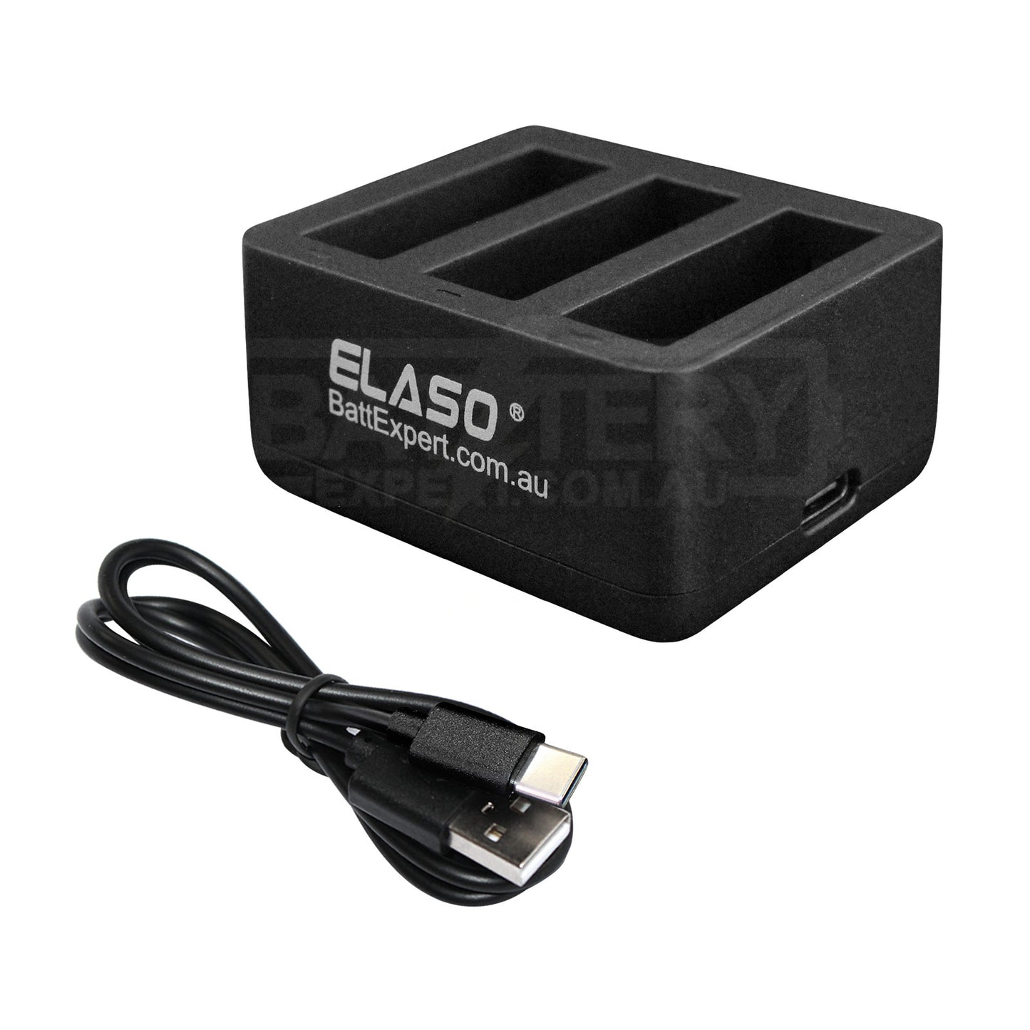 USB Triple Battery Charger for DJI Osmo Action Camera, Part OSMOAP1 AB1-1300mAh-3.85V