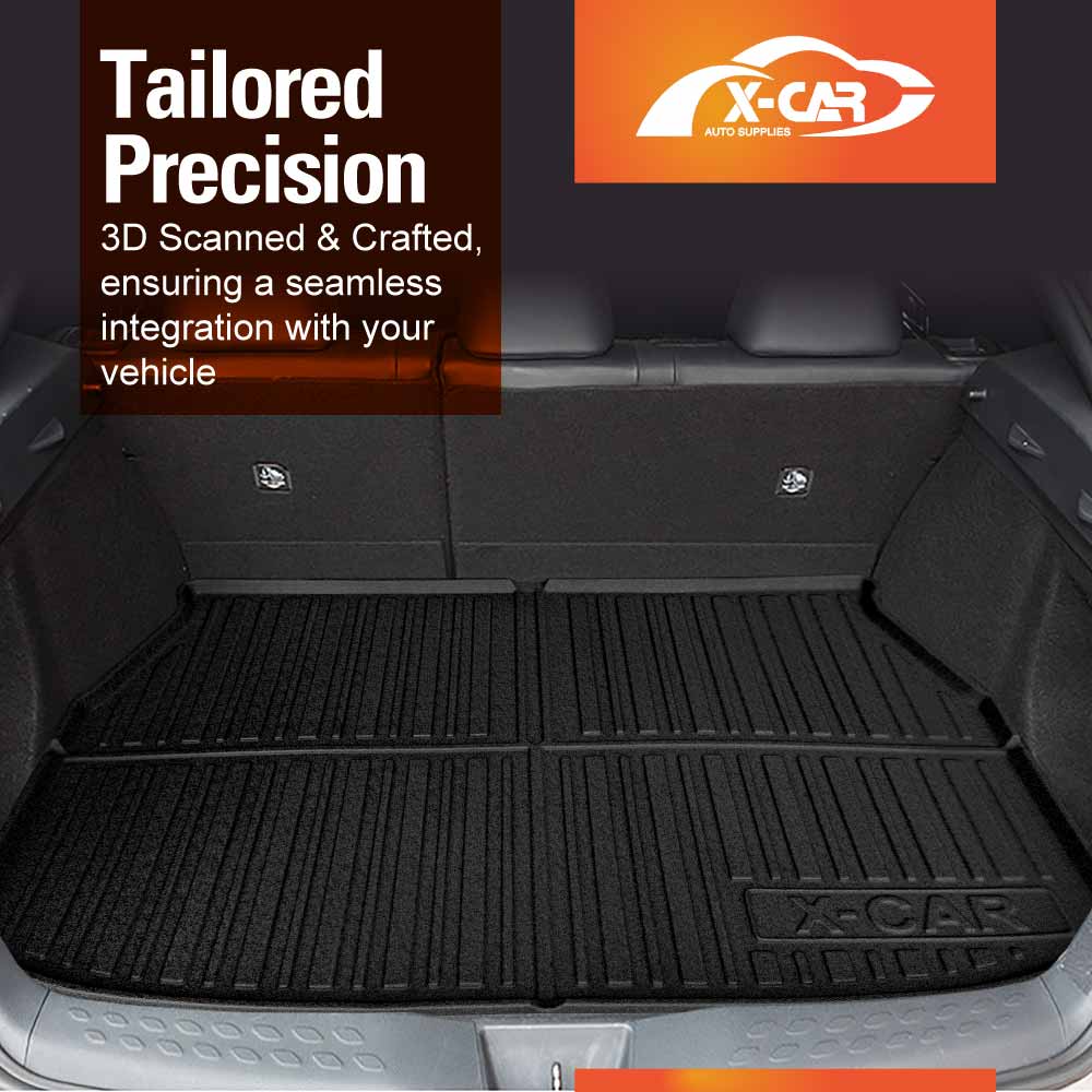 3D Floor Mats Boot Liner for Toyota C-HR CHR 2016-2023 All Weather Heavy Duty Cargo Car Trunk Luggage Tray