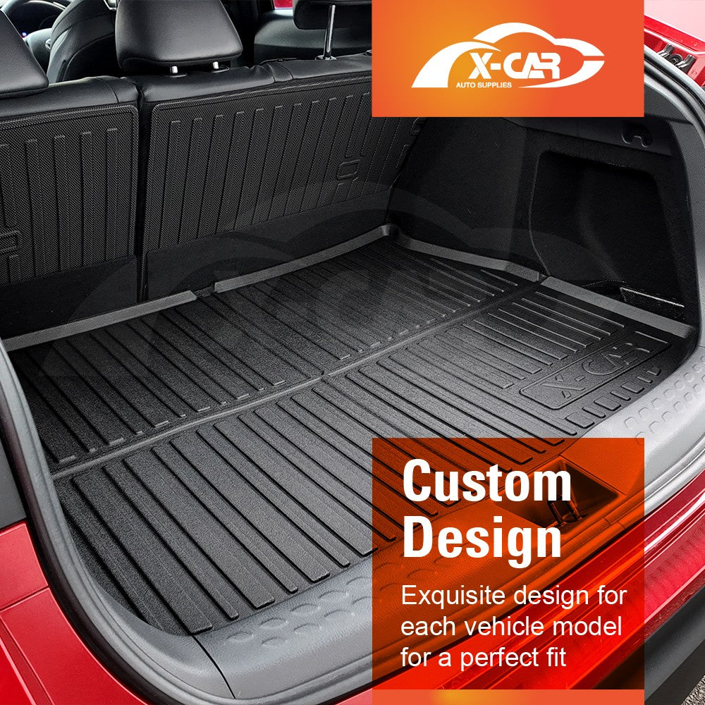 3D Floor Mats Boot Liner for Toyota C-HR CHR 2016-2023 All Weather Heavy Duty Cargo Car Trunk Luggage Tray