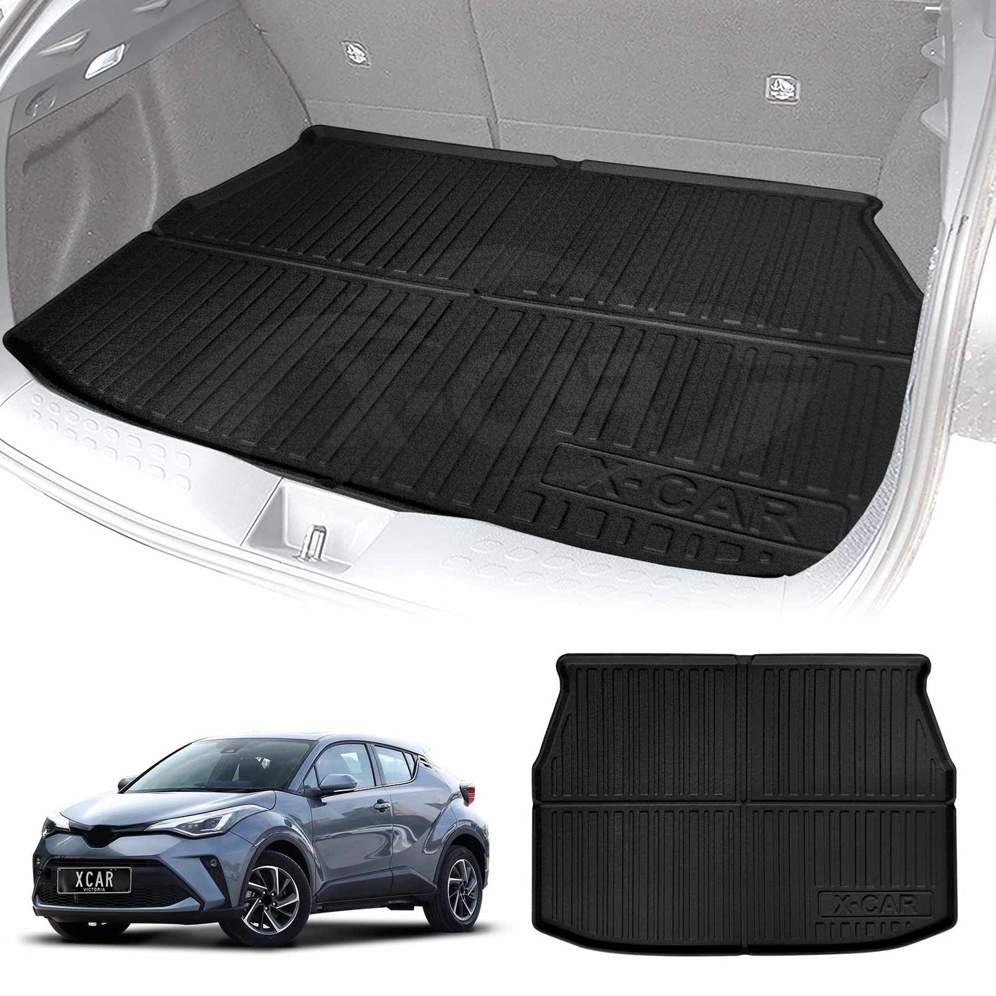 Boot Liner for Toyota CHR C-HR 2016-2023 All Weather Heavy Duty Cargo Trunk Mat Luggage Tray