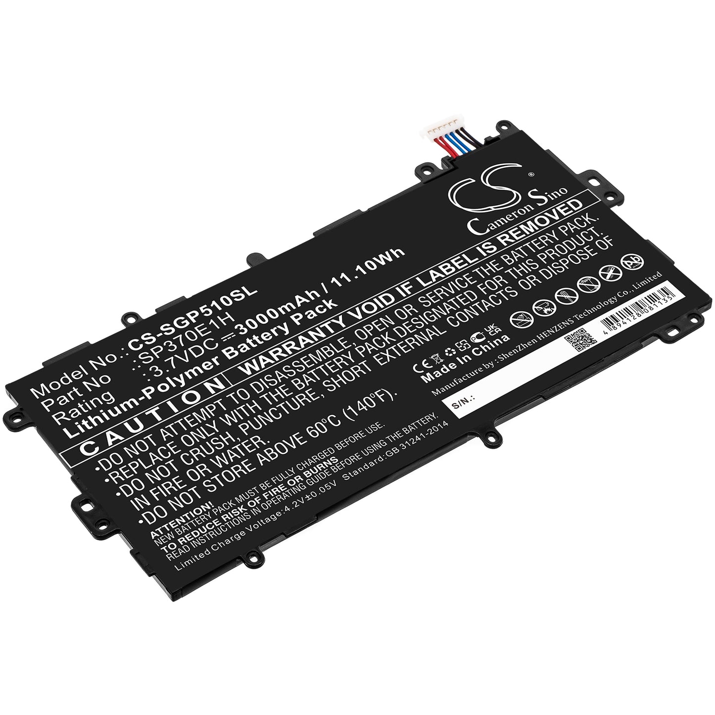 Battery for Samsung GT-N5110 N5100 N5120 SGH-I467 Galaxy Note 8.0 SP3770E1H