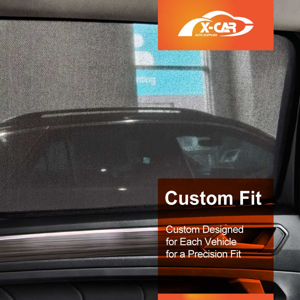 Window Sun Shades for Volkswagen VW Tiguan Allspace 7 Seater 2018-2024 Car UV Protection Custom Rear Windscreen Shade SunBlind Mesh