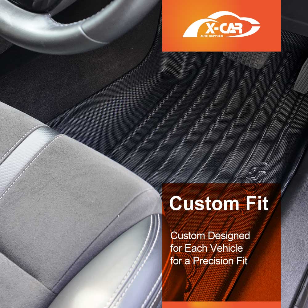 3D Floor Mats for Holden Special Vehicles Maloo GEN-F, GEN-F2 Series 2013-2017 All-Weather Heavy Duty Customized Car Carpet Liners Full Set