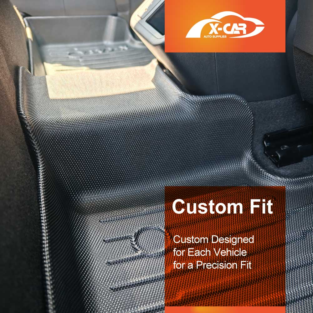 3D Floor Mats Boot Liner Set for Kia K4 Hatch 2024-Onwards No Subwoofer All Weather Heavy Duty Cargo Car Trunk Luggage Tray