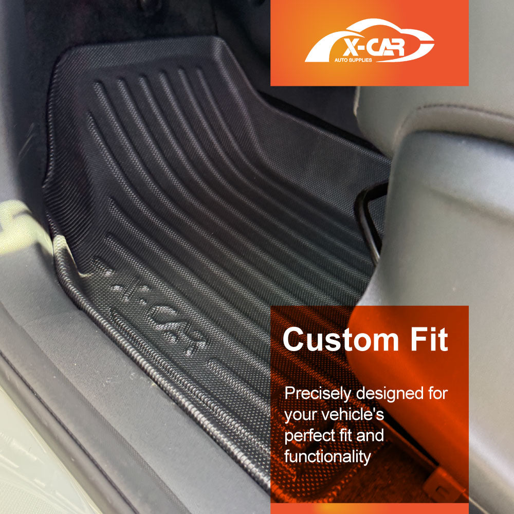 3D Floor Mats Boot Liner Set for MG ZS 2024-Onwards All Weather Heavy Duty Cargo Car Trunk Luggage Tray
