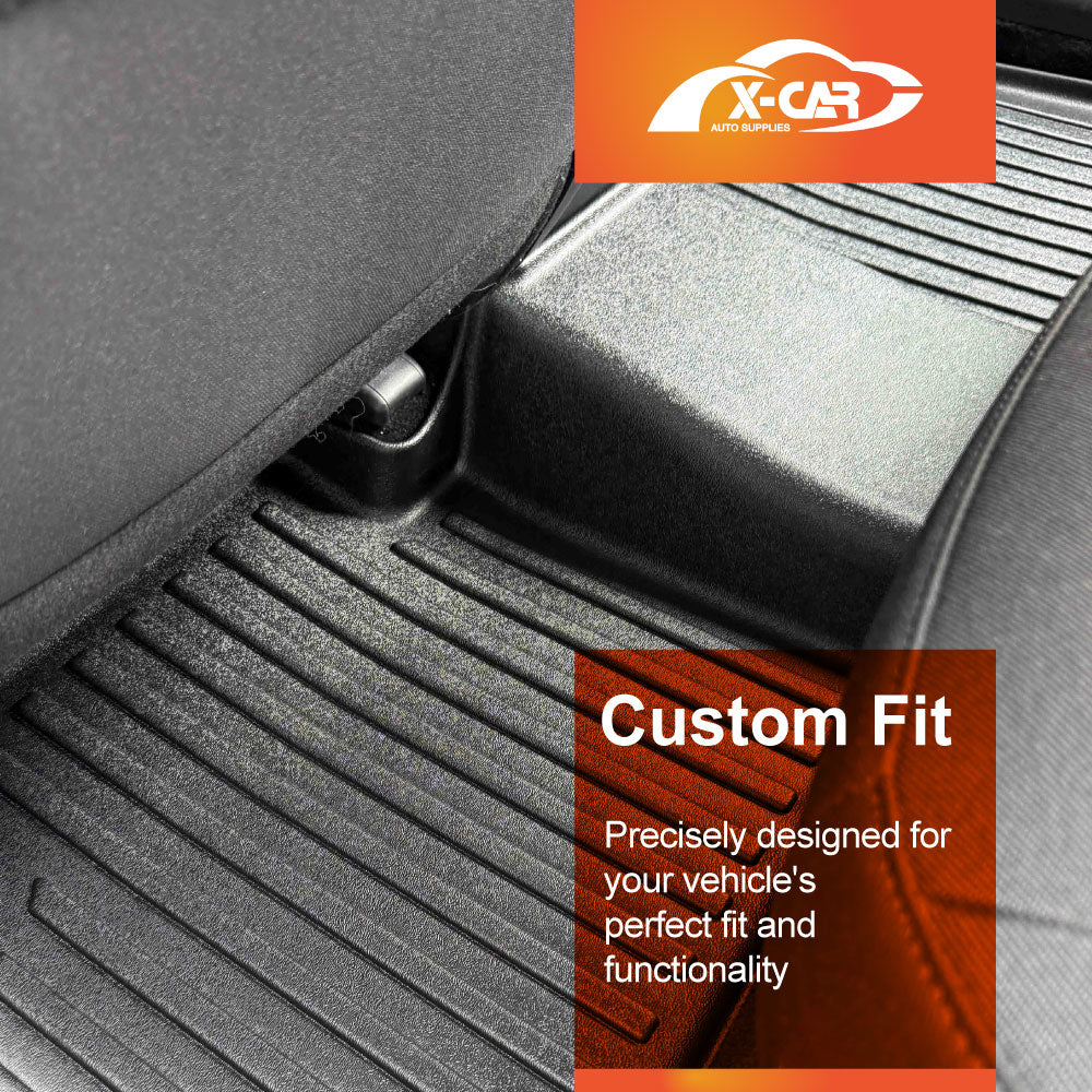 3D Floor Mats Boot Liner Set for Hyundai Tucson NX4 2021-Onwards All Weather Heavy Duty Cargo Kick Mats Back Seat Protector Cover