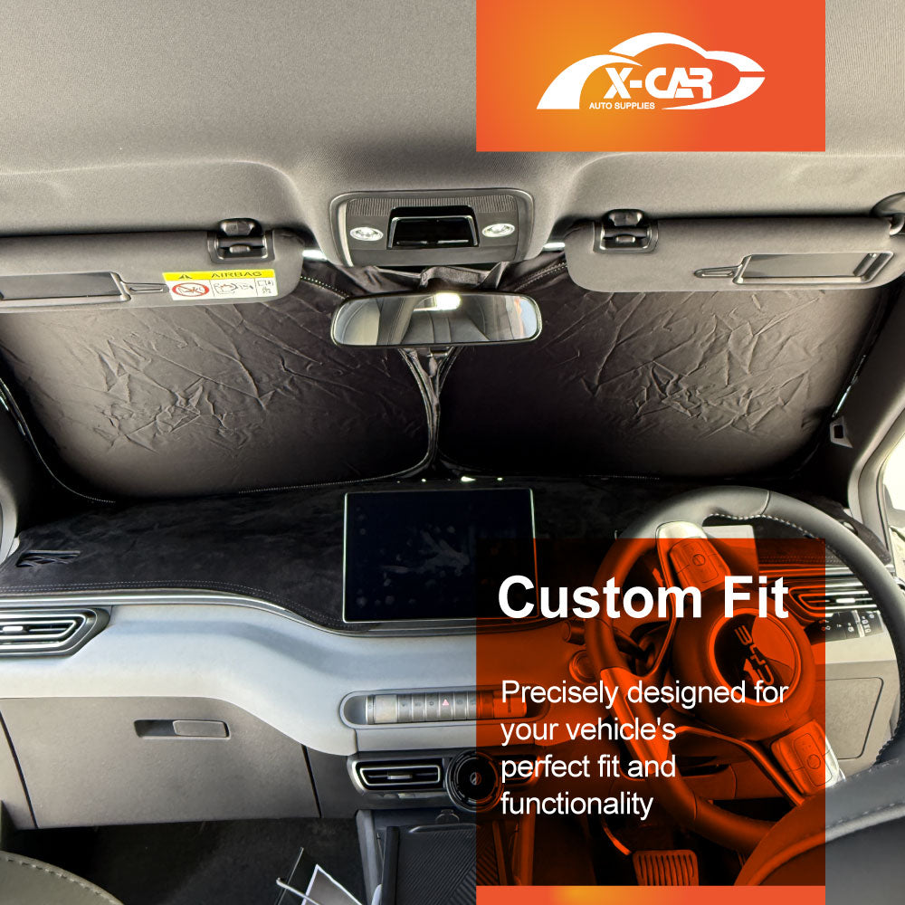 WindScreen Sun Shade for BYD ATTO1 ATTO 1 Hatch 2025-Onwards Blocks UV Rays Sun Visor Protector Foldable Front Sunshade