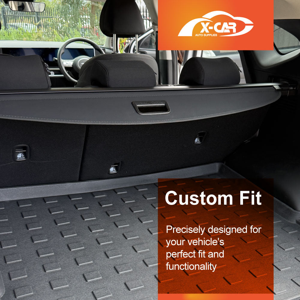 Retractable Cargo Cover for Hyundai Tucson 2021-2025 Rear Rack Partition Shelter Canvas Trunk Luggage Security Shield Shade