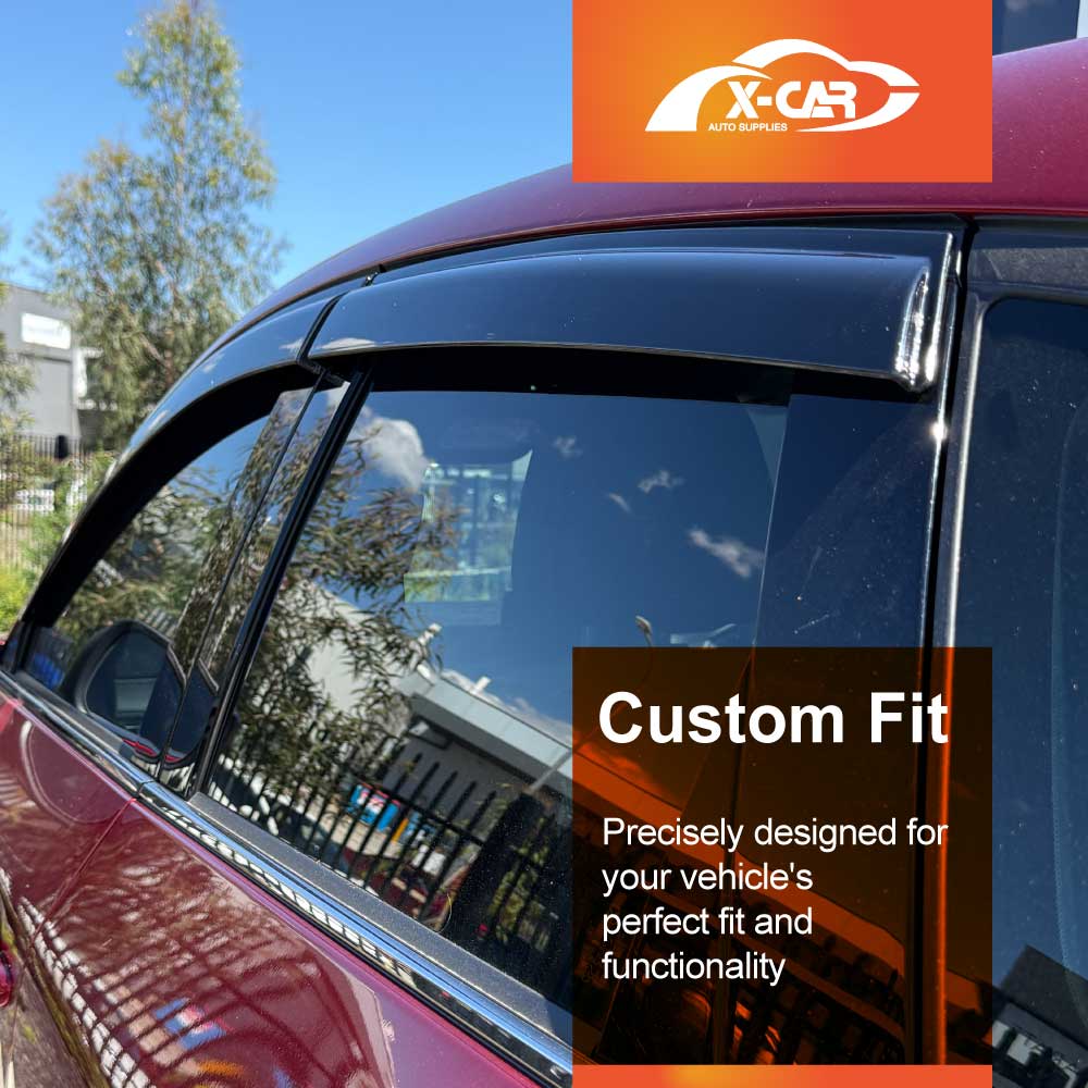 Weathershields for Mazda CX5 CX-5 2017-2026 Car Weather Shields Wind Deflectors Window Sun Visor 4-Piece Set