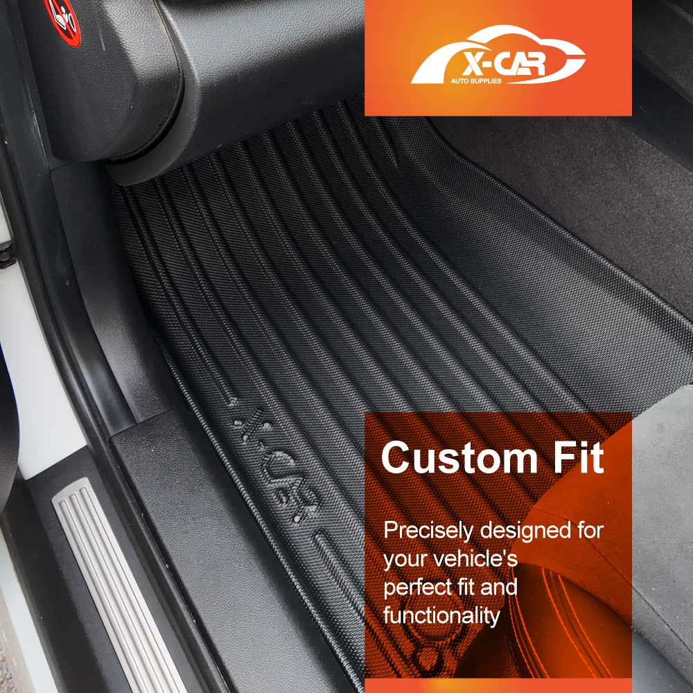3D Floor Mats for Holden Special Vehicles Maloo GEN-F, GEN-F2 Series 2013-2017 All-Weather Heavy Duty Customized Car Carpet Liners Full Set