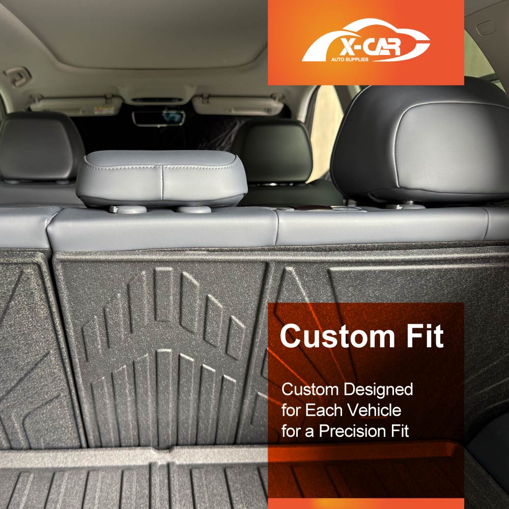 Interior Boot Liners Set for Geely EX5 2025-Onwards No Subwoofer All Weather Toolbox Cargo Car Trunk Kick Mats Cover Luggage Tray
