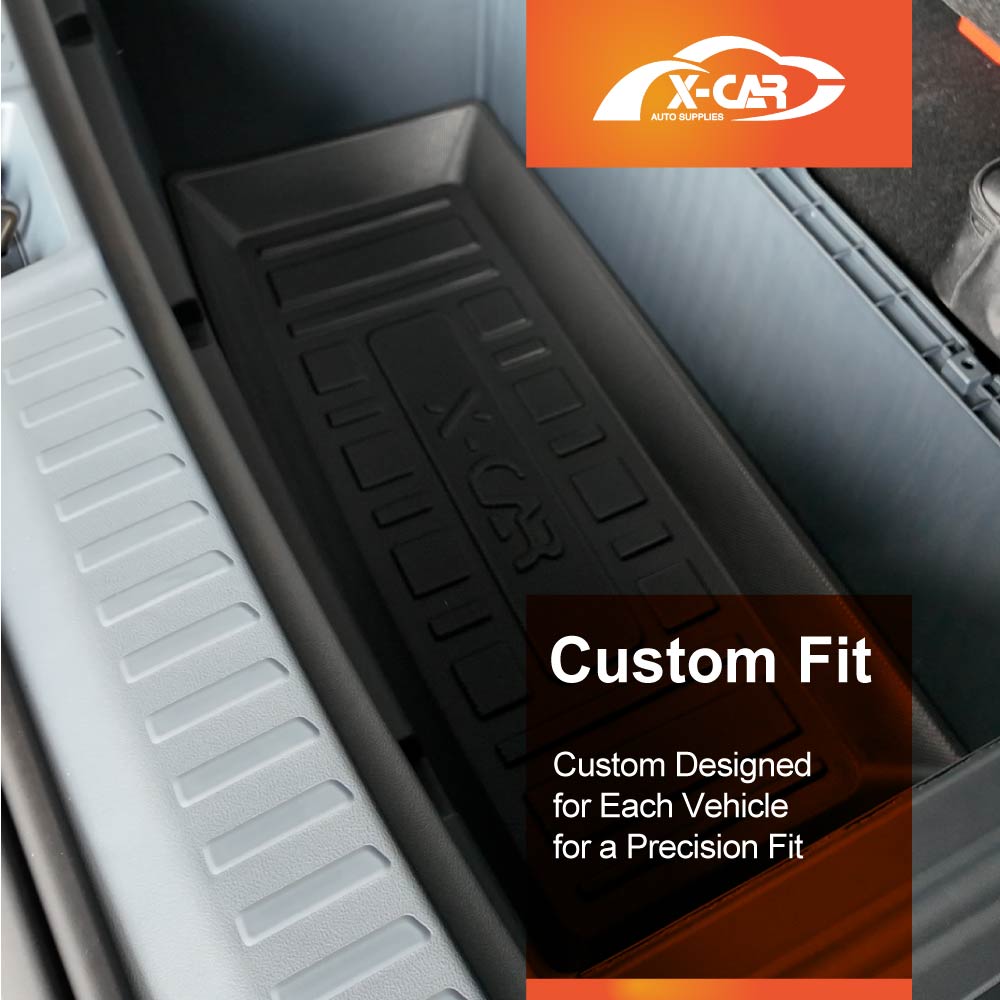 Interior Boot Liners Set for Geely EX5 2025-Onwards No Subwoofer All Weather Toolbox Cargo Car Trunk Kick Mats Cover Luggage Tray