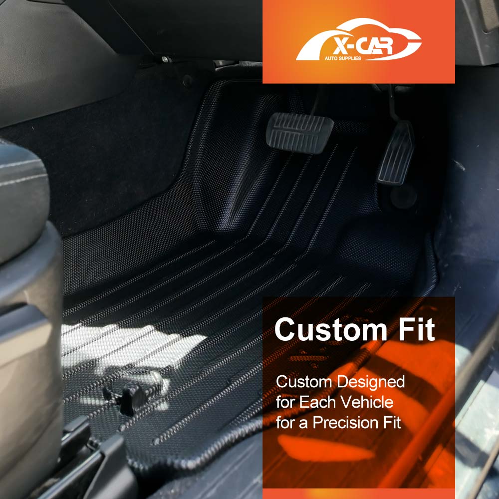 Floor Mats Boot Liner Set for Subaru Outback 2015-2020 All Weather Heavy Duty Car Trunk Cargo Kick Back Seat Protector Cover