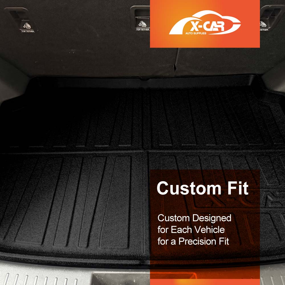 3D Floor Mats Boot Liner Set for Chery Tiggo 4 Pro 2024-Onwards All Weather Heavy Duty Cargo Car Trunk Luggage Tray