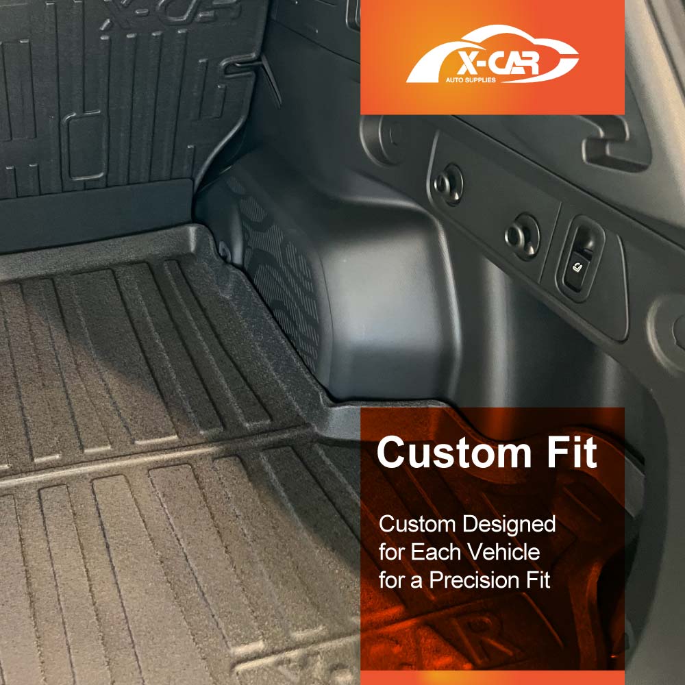 3D Floor Mats Boot Liner Set for Subaru Forester 6th Gen 2025-Onwards Without Subwoofer Heavy Duty Cargo Car Trunk Luggage Tray