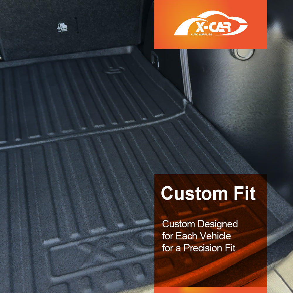 3D Floor Mats Boot Liner for Mitsubishi Outlander ZM Series PHEV 2021-2025 All Weather Heavy Duty Cargo Car Trunk Luggage Tray