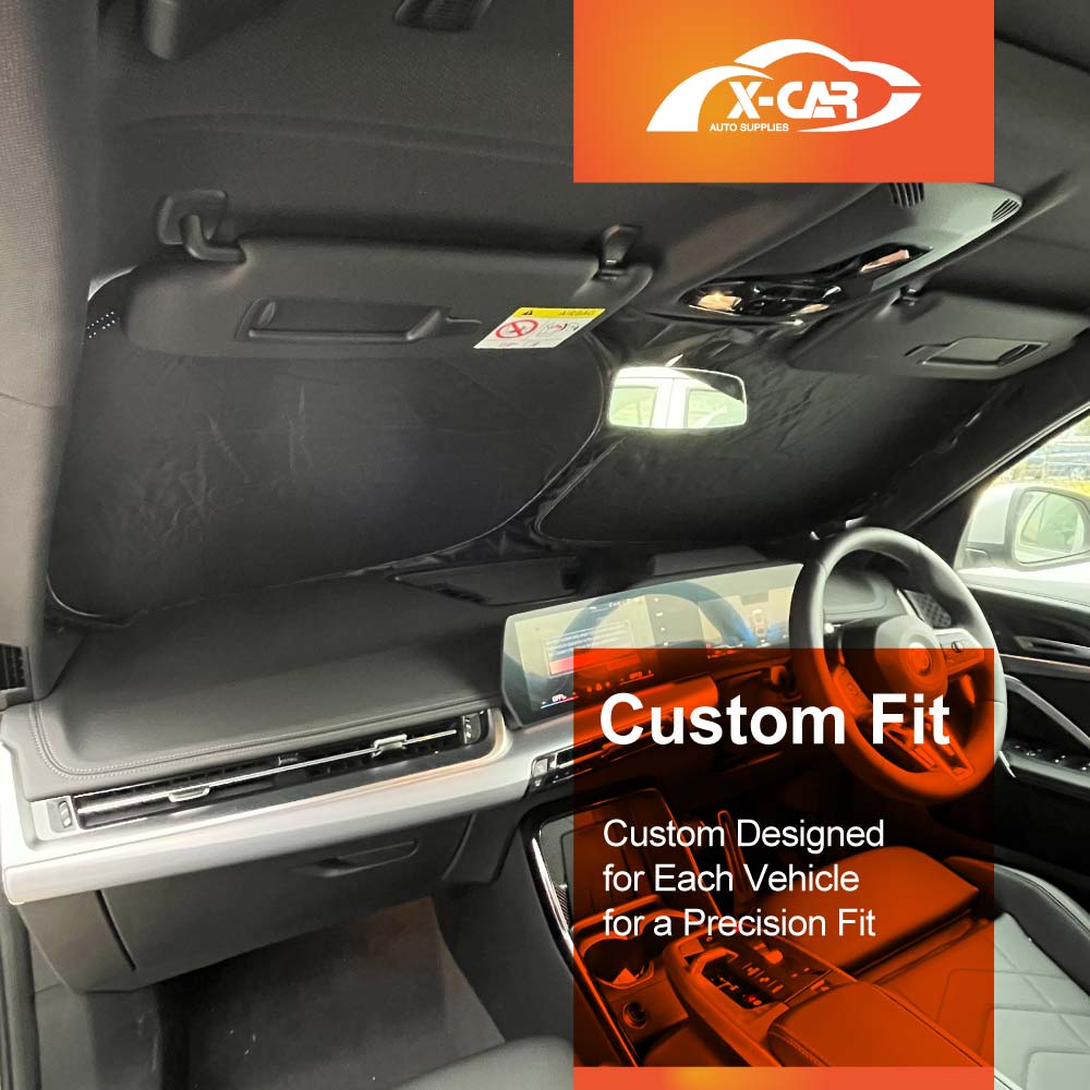 WindScreen Sun Shade for BMW X1 F48 Series 2015-2022 Blocks UV Rays Foldable Custom Wind Screen Sun Visor Protector