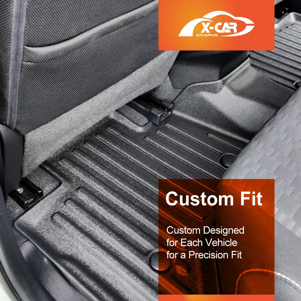 3D Floor Mats Tub Liner for Mitsubishi Triton MV Double Cab 2024-Onwards With Plastic Tub All Weather Heavy Duty Cargo Car Trunk Luggage Tray