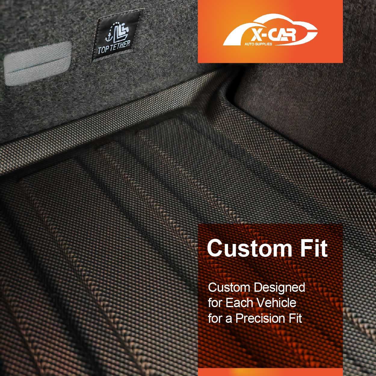 3D All-Weather Floor Car Cargo Trunk Kick Mats Boot Liner for BYD Dolphin 2023-2025 Accessories