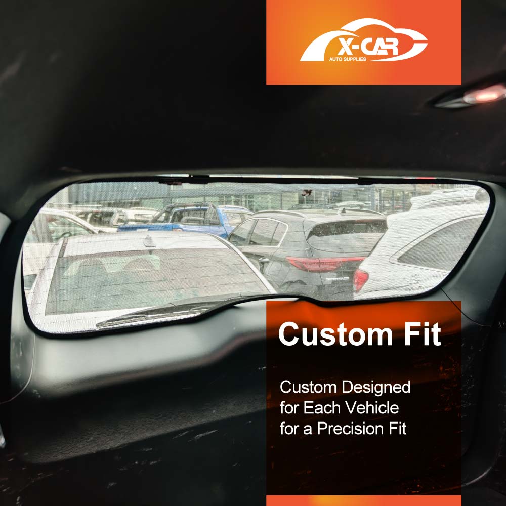Rear Windscreen Sun Shade for Ford Everest 2015-2022 Car Custom Wind Screen Sun Blind Mesh