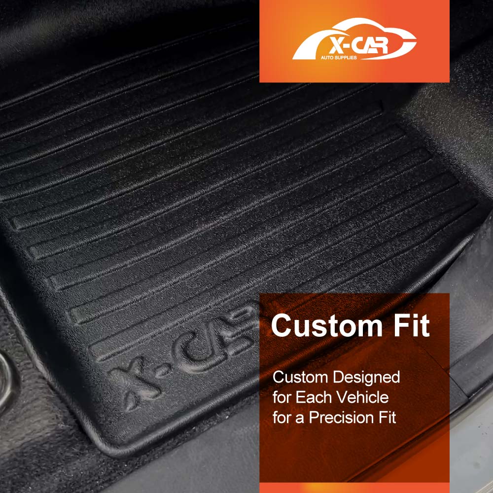 Front Rear Floor Mats for Isuzu MU-X MUX 2022-Onwards Heavy Duty All Weather Car Mats Carpet Liner Set
