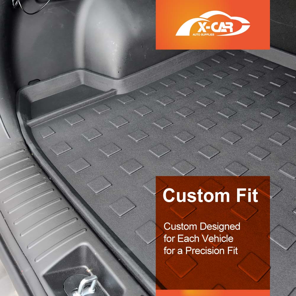Boot Liner Kick Mats Set for Hyundai Tucson NX4 2021-Onwards All Weather Heavy Duty Cargo Car Trunk Back Seat Protector