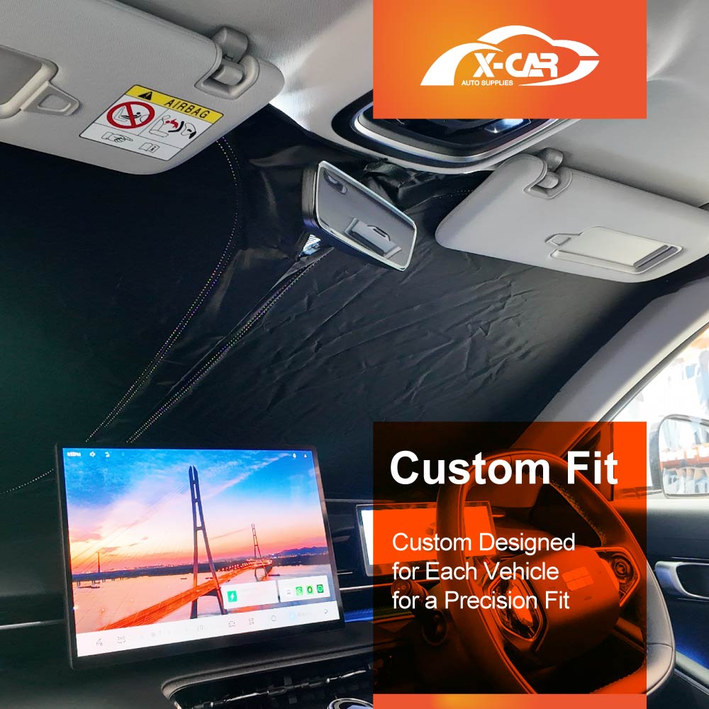 WindScreen Sun Shade for Geely Starray EM-i 2025-Onwards Blocks UV Rays Sun Visor Protector Foldable Sunshade